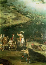 The Lifting of the Siege of the Ile de Re, 8th November 1627 (detail)